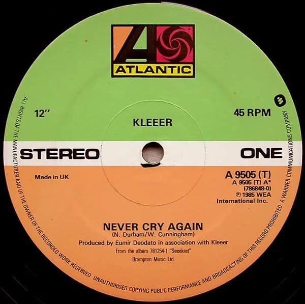 Never Cry Again